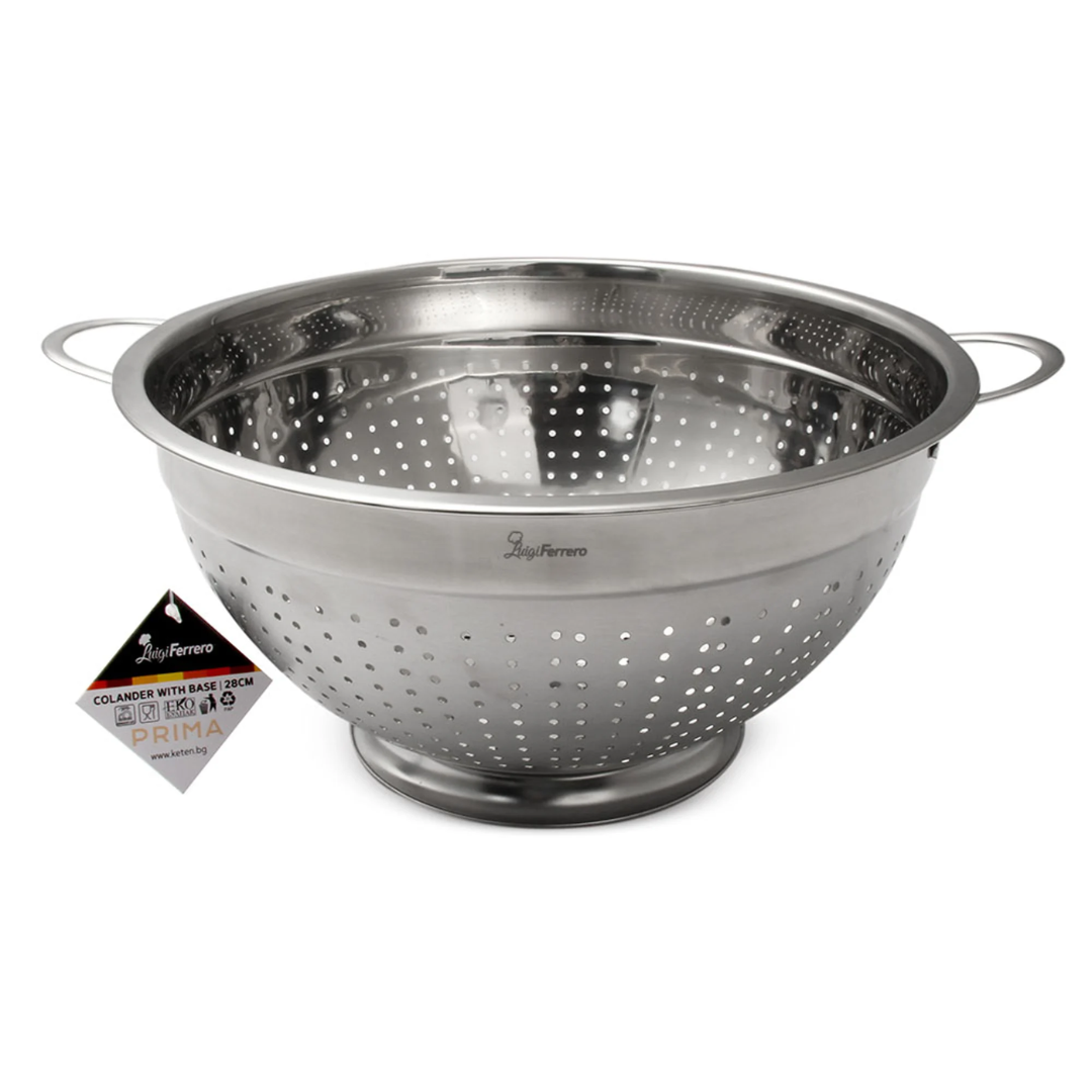 Luigi Ferrero Colander With Base Prima Fr-1257 28Cm