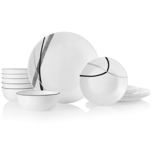 Corelle City Ribbon 18 Pcs Set - Red Rhino