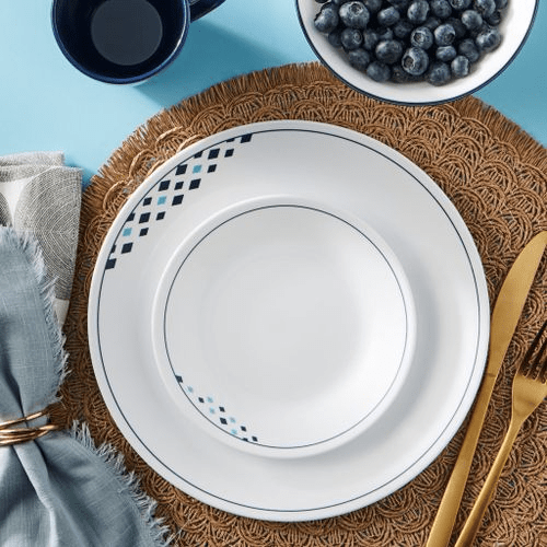 Corelle Fusion Cobalt Luncheon Plate - Set Of 6 - 21.6cm - Red Rhino