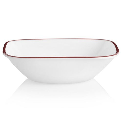 Corelle Kyoto Leaves Square Bowl 650ml 22oz - Set Of 6 - Red Rhino
