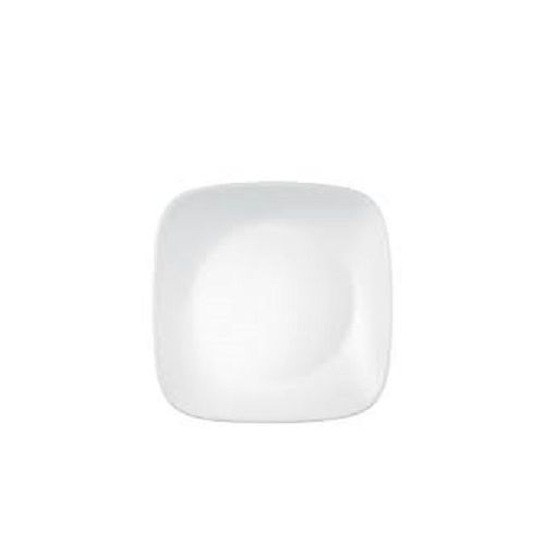 Corelle Pure White Square Bread and Butter Plate - Set Of 6 - 16.5cm - Red Rhino