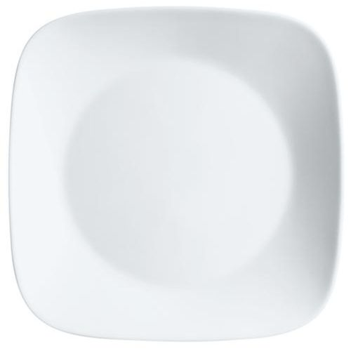 Corelle Pure White Square Bread and Butter Plate - Set Of 6 - 16.5cm - Red Rhino