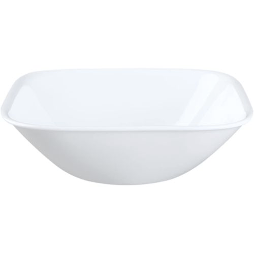 Corelle Pure White Square Soup-Cereal Bowl - Set Of 6 - 650ml - Red Rhino