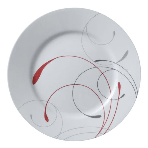 Corelle Splendor Coupe Dinner Plate - Set Of 6 - 26cm - Red Rhino