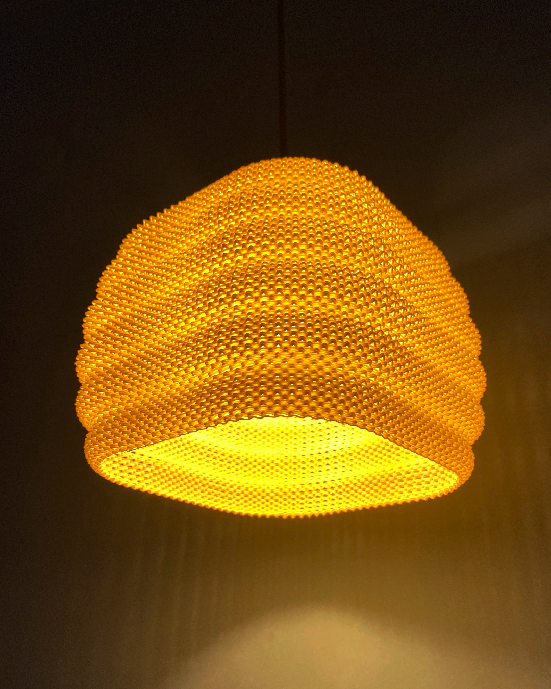 Print3D Africa DAIRA Pendant Lamp product detail - Red Rhino Kenya