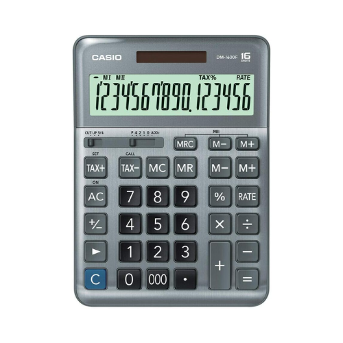 Casio DM-1600F Desktop Calculator - Red Rhino