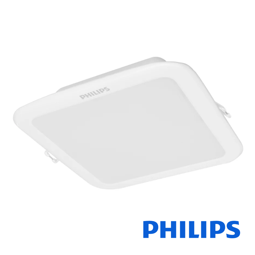 Philips Essential SmartBright LED Square Recessed Downlight 3.5W LED3/NW L100 Square