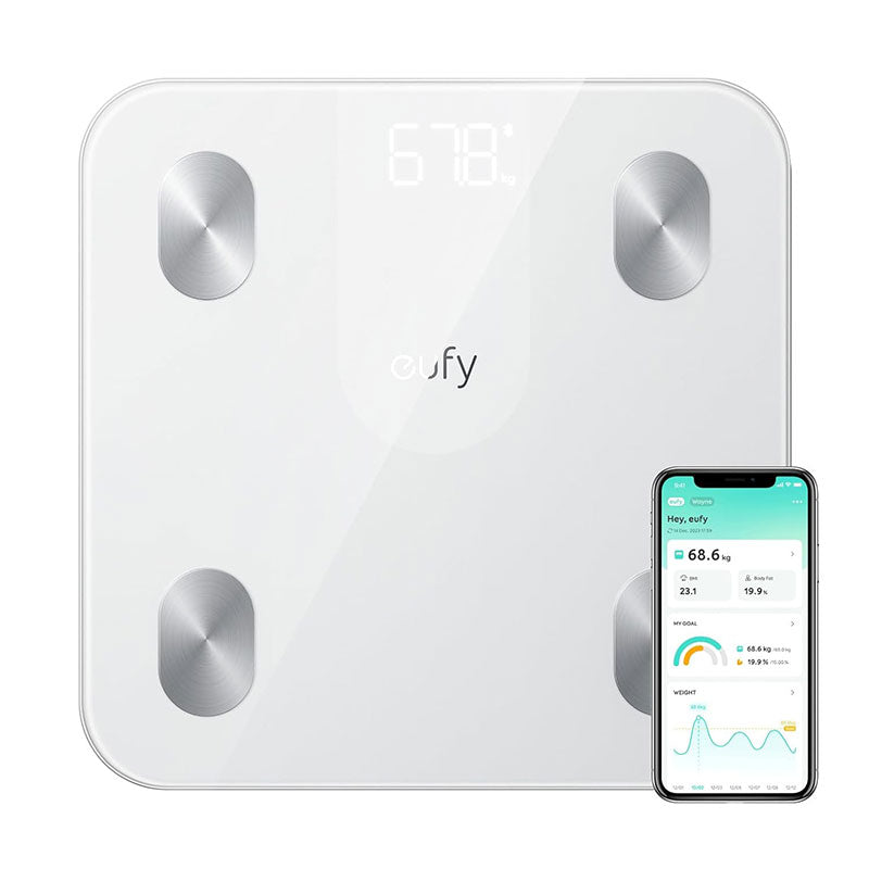 Eufy by Anker Smart Scale A1- T9120K21 - White - Red Rhino