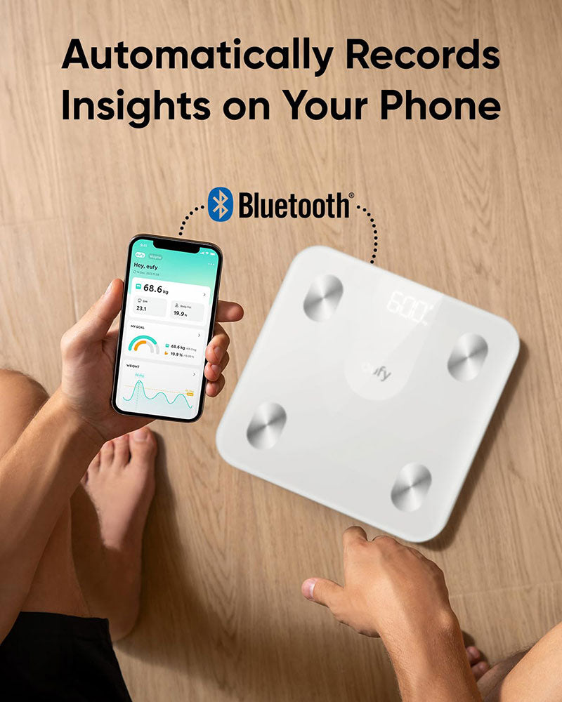 Eufy by Anker Smart Scale A1- T9120K21 - White - Red Rhino