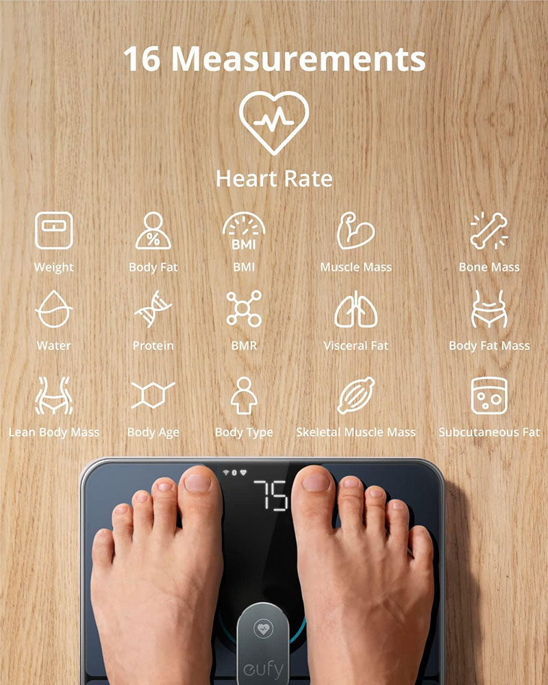 Eufy by Anker Smart Scale P2 Pro -T9149K11 - Black - Red Rhino