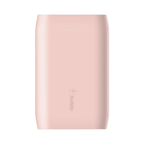 Belkin BoostCharge 10,000mAh 3-Port Power Bank + USB-A to USB-C Cable - Rose Gold - Red Rhino