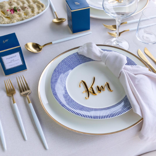Regal Blue Rim - Exclusive Porcelain Dinnerset (18pcs)