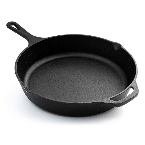 Cast Iron Skillet Frying Pan Set of 4 - Oven Safe Grill Cookware set 16CM/25CM/26CM/30CM - Red Rhino