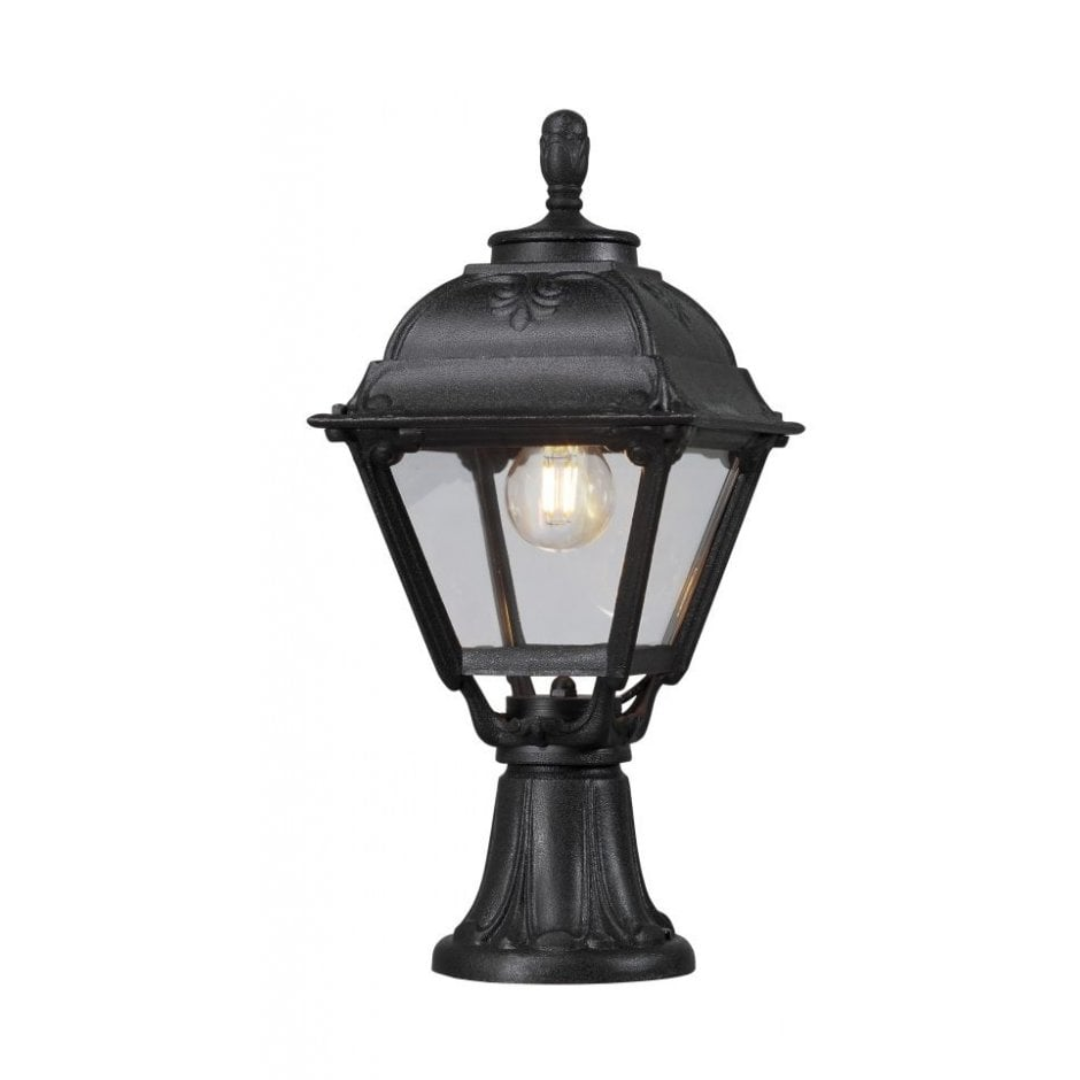 Fumagalli BISSO/CEFA Black Clear E27 Wall Light