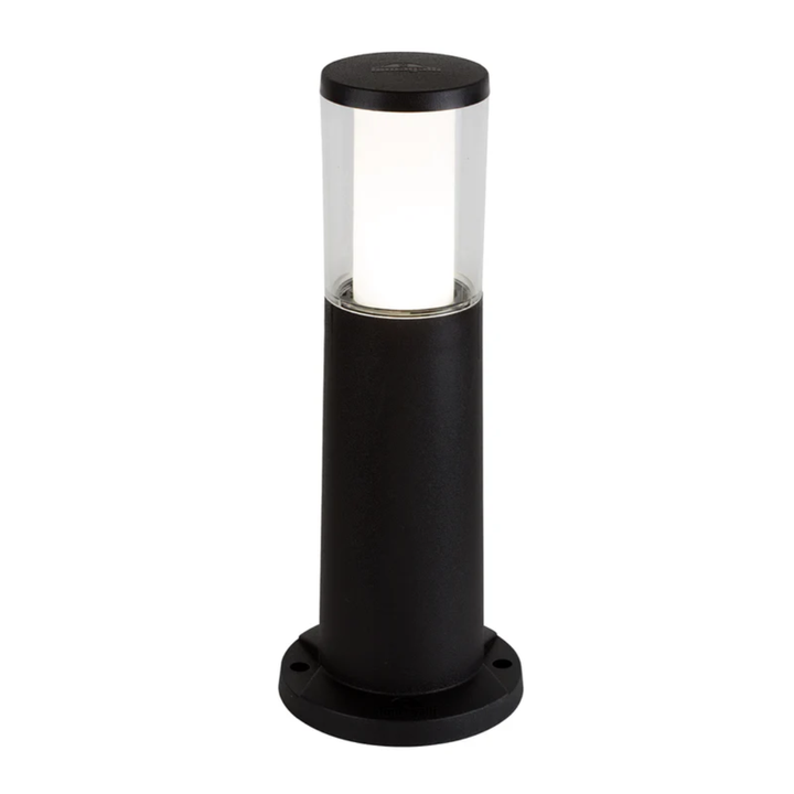 Fumagalli CARLO 400 DECO Black Clear GU10 LED 6W Short Bollard