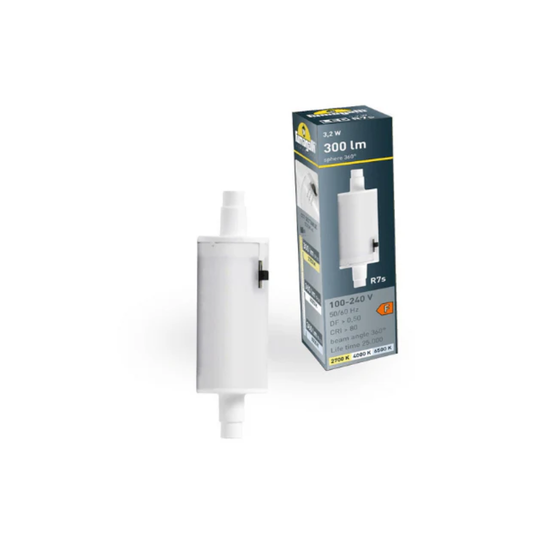 Fumagalli H7.LED.R7S.CCT R7S LED Lamp 3.5W CCT 2700K/4000K/6500K