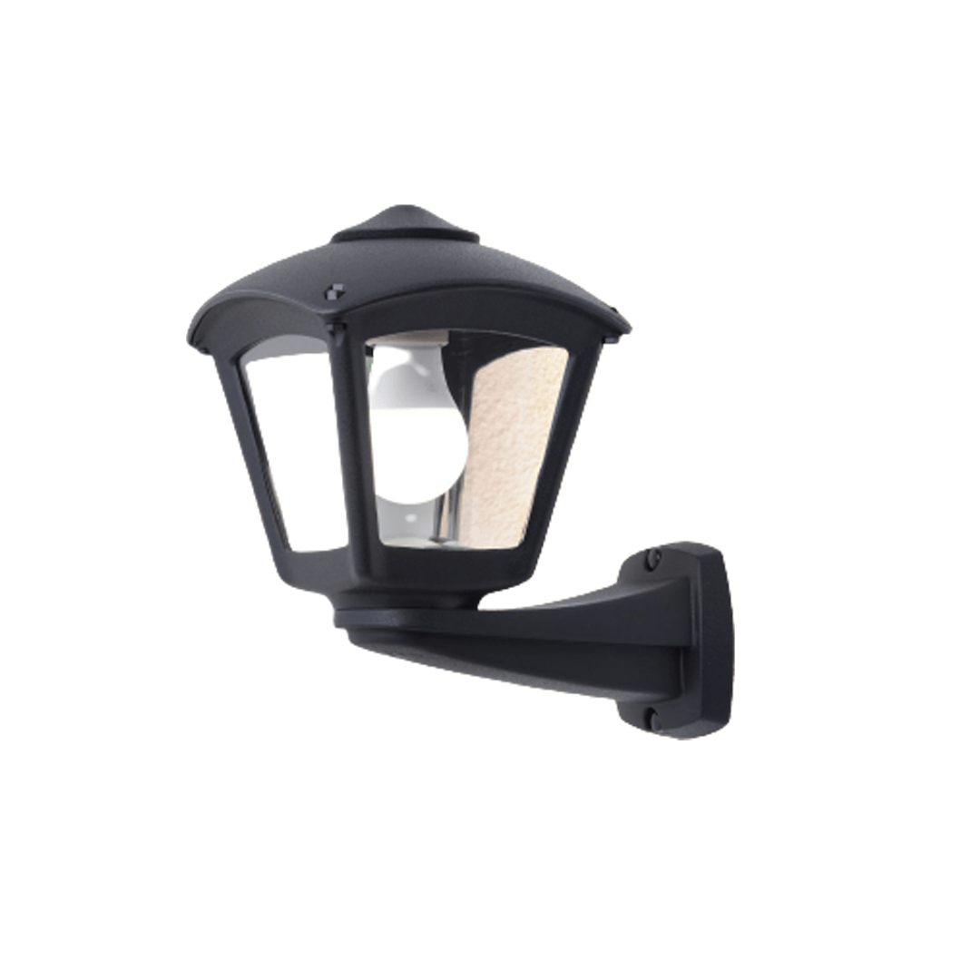 Fumagalli NARDO/DARIO Black Clear E27 Wall Lantern