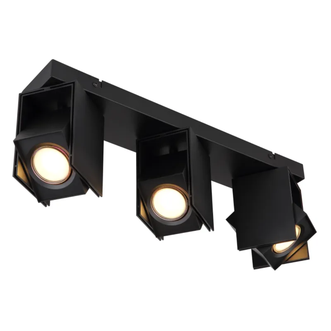 GLOBO 3-Bar Spotlight Black 3xGU10