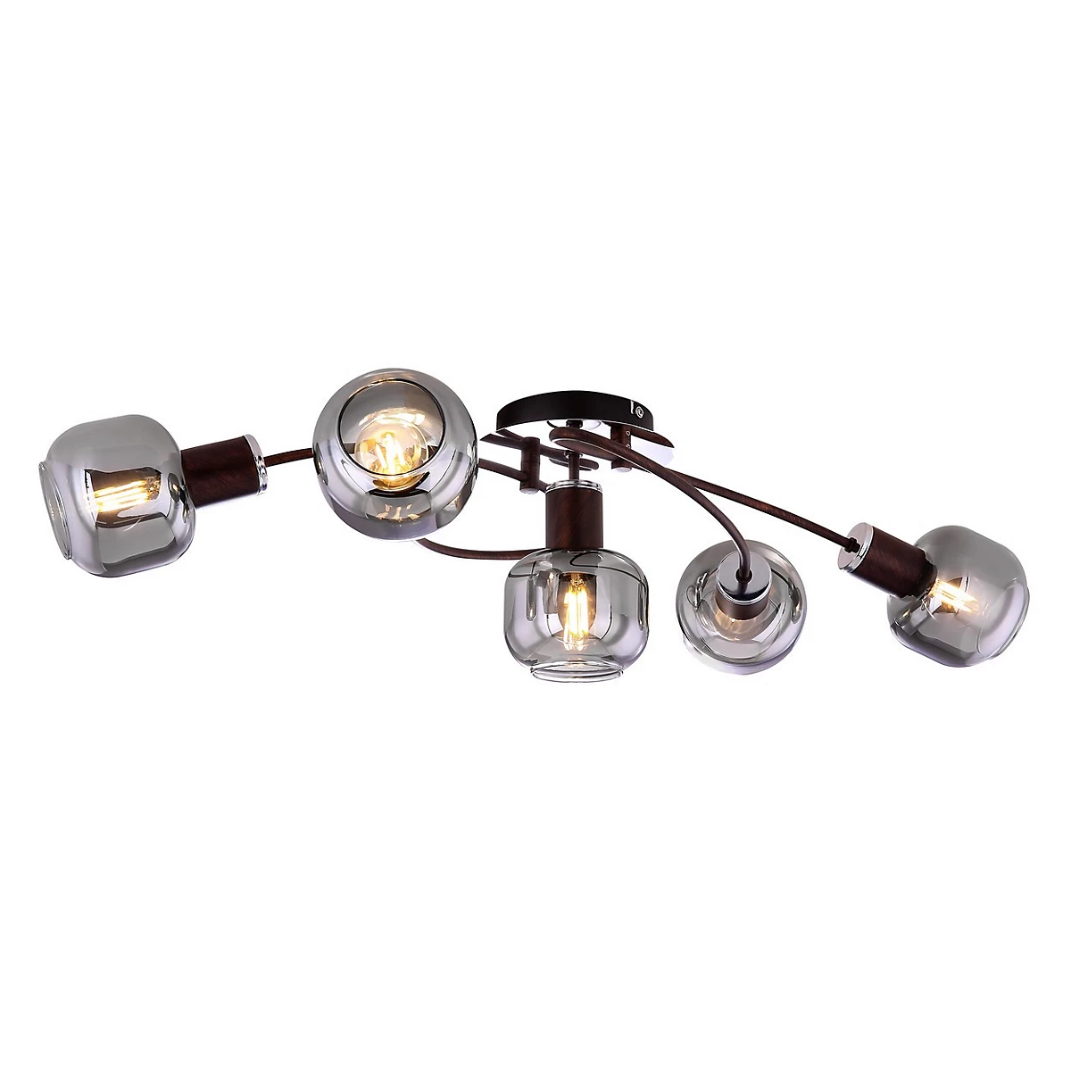 GLOBO 5-Bar Spotlight Bronze 5xE14