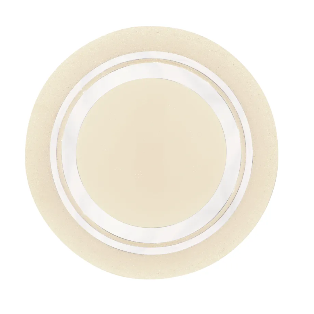 GLOBO DIMM Ceiling Light White Chrome Sparkle LED 40W CCT 2700/4200/6500K D490