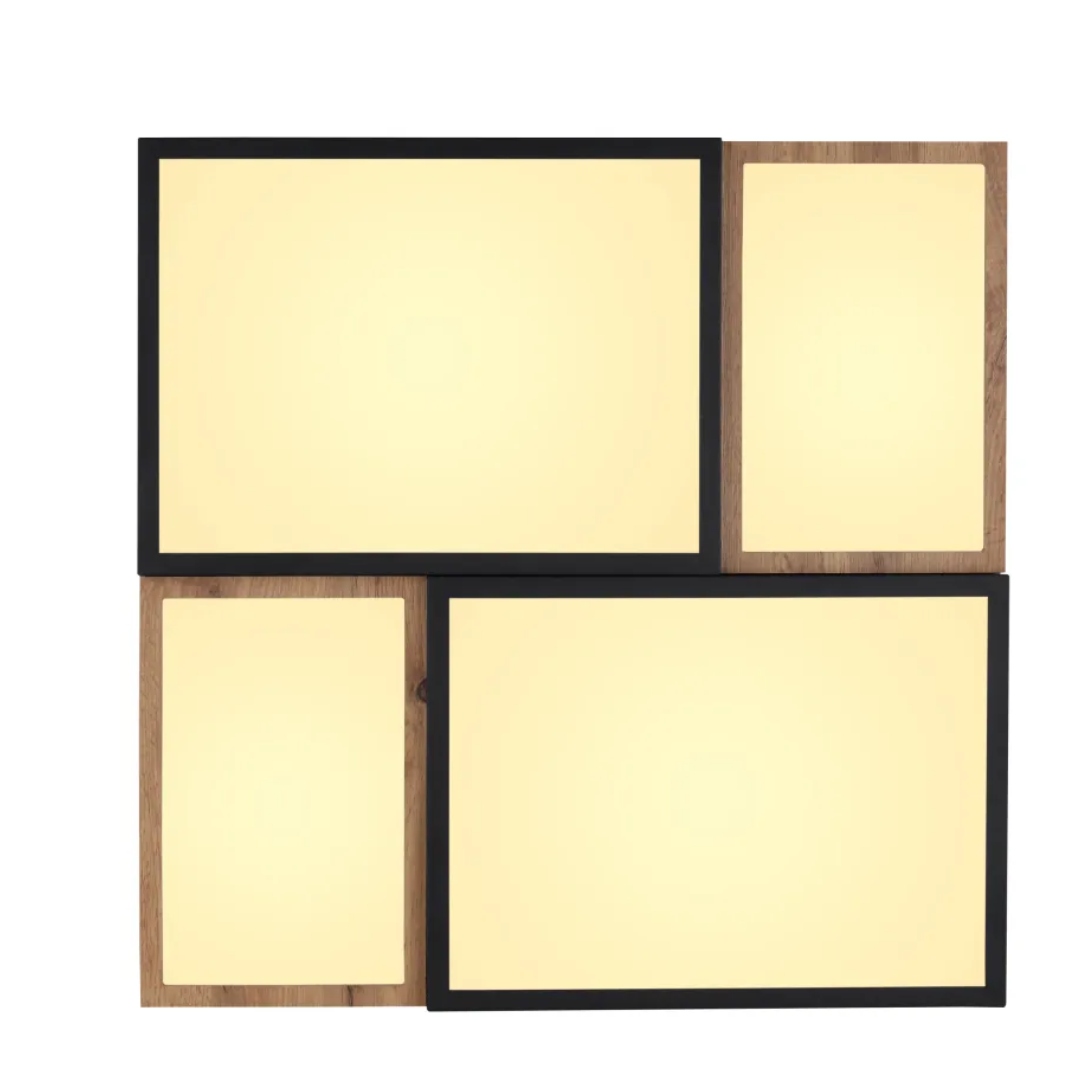 GLOBO Design Ceiling Light Black Brown LED 50W 3000K D626