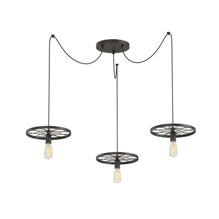 GLOBO JAN 3L Pendant Black 3xE27 D180
