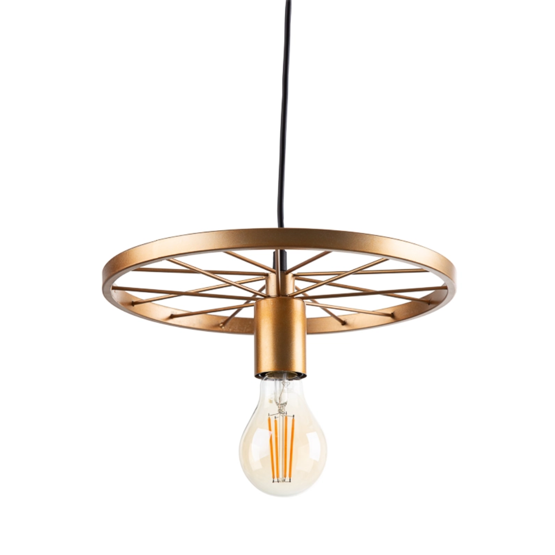 GLOBO JAN Single Pendant Metal Gold 1xE27 D300