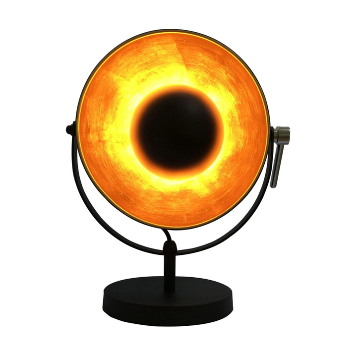 GLOBO Table Lamp Black Gold 1xE27 H565