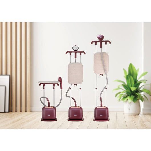 Black & Decker Digital Twin Pole Garment Steamer 2L Water Tank 2400W -GSTD2450-B5