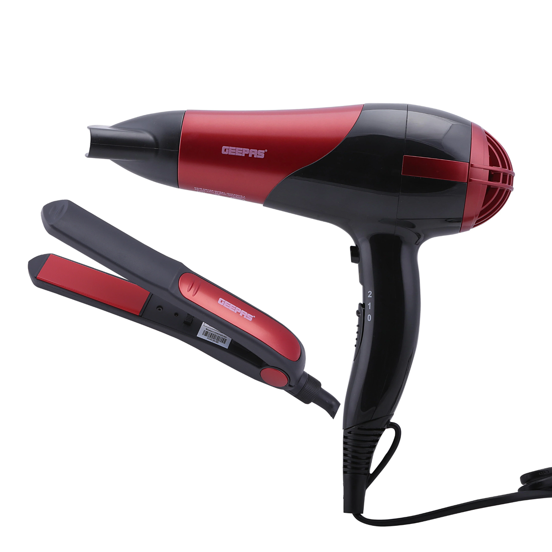 Geepas GHF86036 Hair Dryer & Hair Straightener Combo