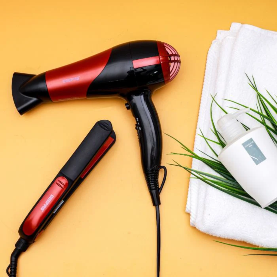 Geepas GHF86036 Hair Dryer & Hair Straightener Combo