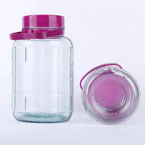 Bon Appetit Glass Jar with Air Tight Lid and Screw Cover 5L - Red Rhino
