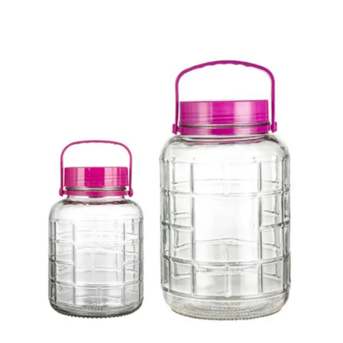 Bon Appetit Glass Jar with Air Tight Lid and Screw Cover 5L - Red Rhino