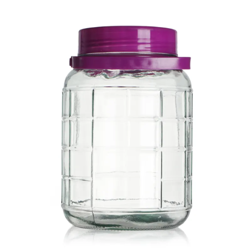 Bon Appetit Glass Jar with Air Tight Lid and Screw Cover 5L - Red Rhino