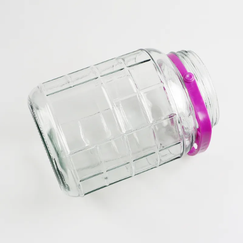 Bon Appetit Glass Jar with Air Tight Lid and Screw Cover 5L - Red Rhino