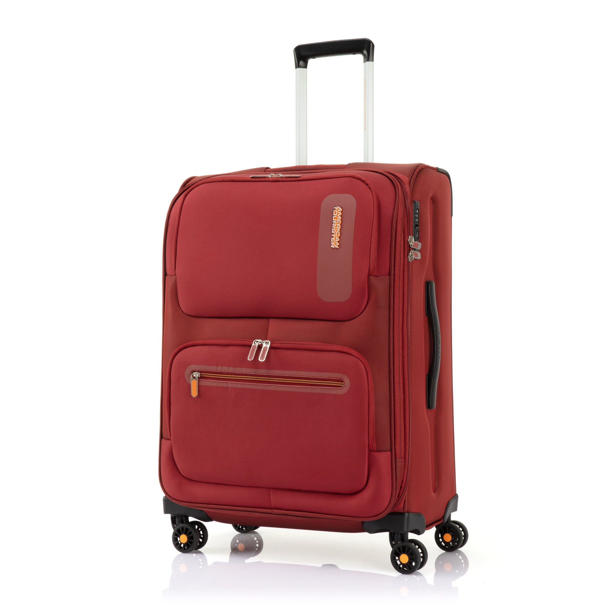 American Tourister Maxwell Expandable Spinner 68 cm — Red Medium Suitcase