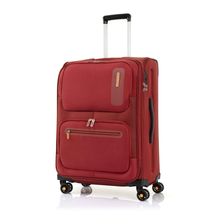 American Tourister Maxwell Expandable Spinner 68 cm — Red Medium Suitcase | Buy in Kenya | Red Rhino