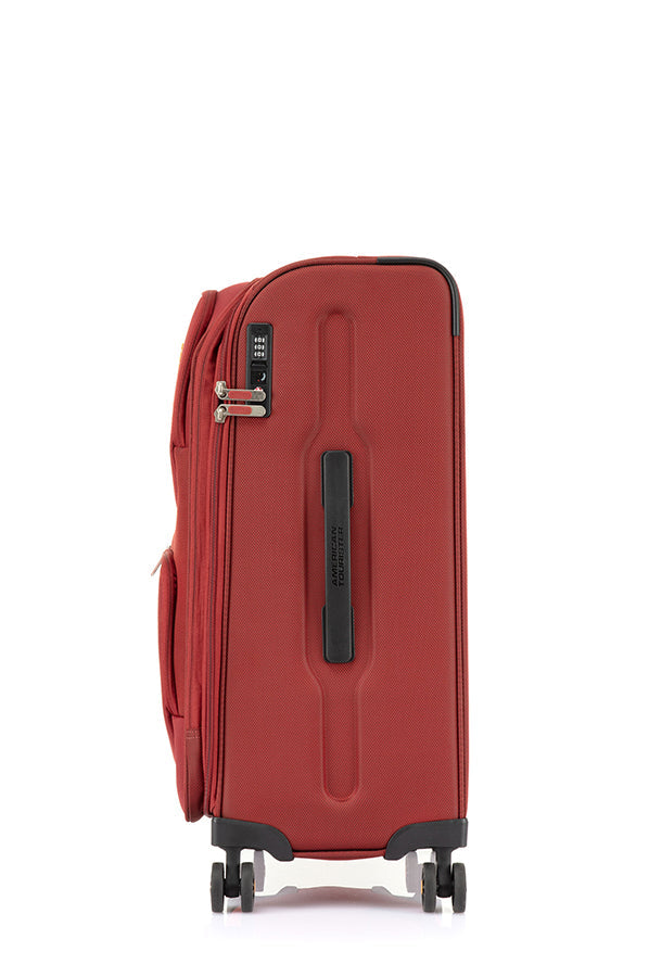 American Tourister Maxwell Expandable Spinner 68 cm — Red Medium Suitcase