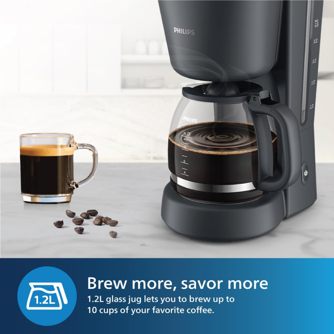Philips Essentials Collection Drip Coffee Maker 1000 Series HD7430/90