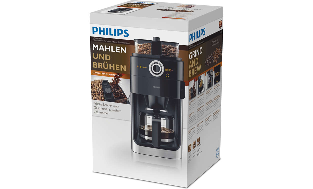 Philips Grind And Brew Coffee maker HD7762/00