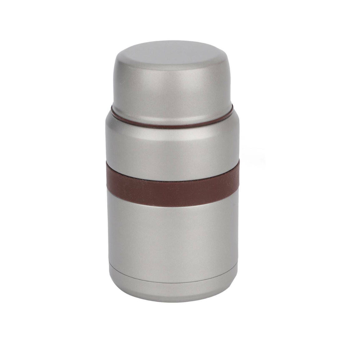 BA Vacuum Food Flask 500ML - Silver - Red Rhino