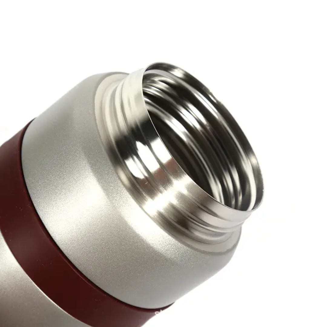 BA Vacuum Food Flask 500ML - Silver - Red Rhino