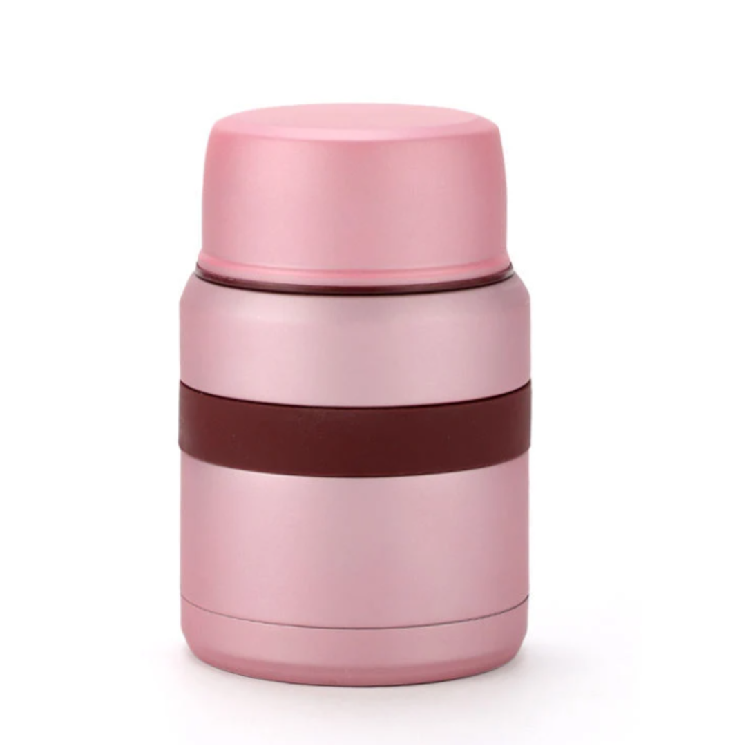 BA Vacuum Food Flask 500ML - Pink - Red Rhino