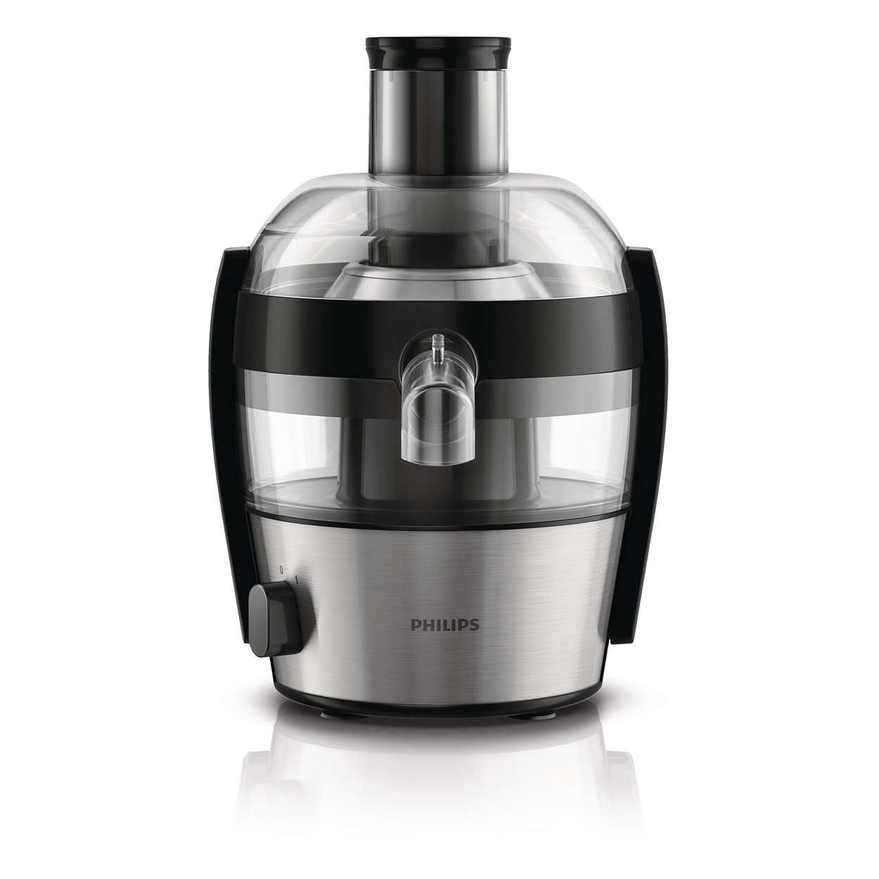 Philips juicer HR1836/05, feeding tube detail