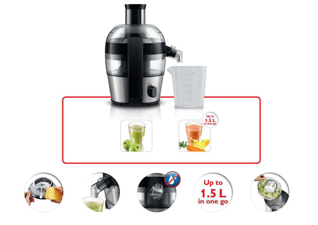 Philips juicer HR1836/05, alternate view
