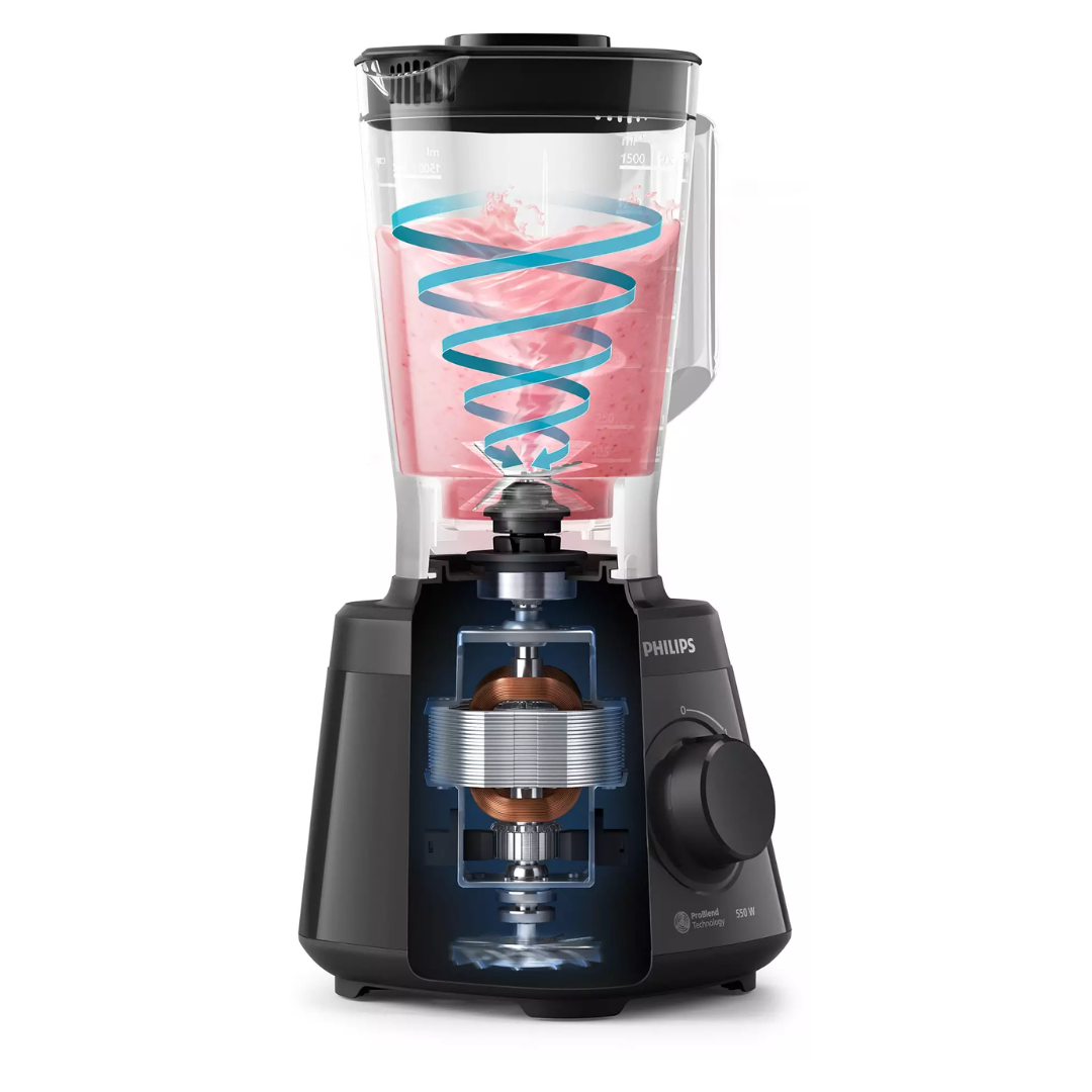Philips Daily Collection Blender 550W- HR2141/90 - Red Rhino