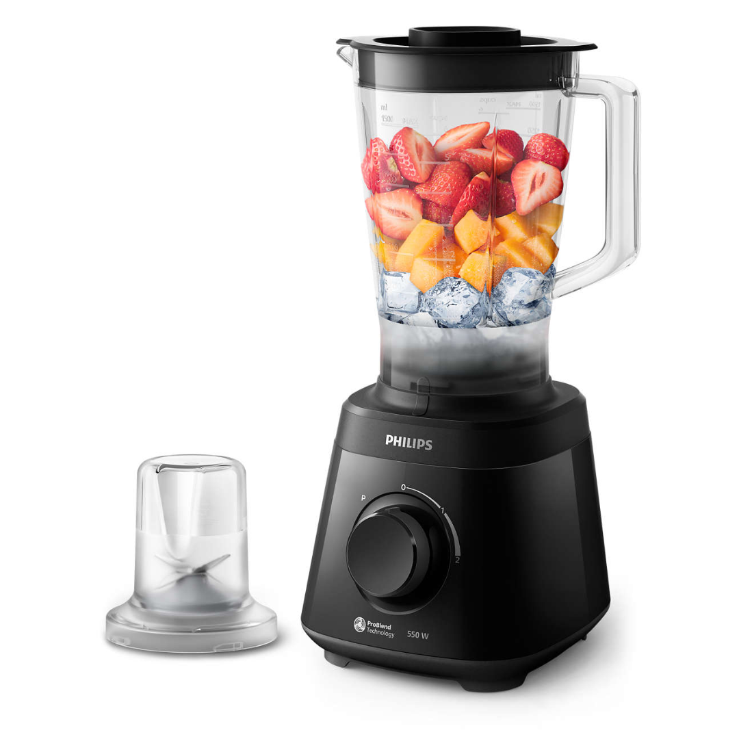 Philips Daily Collection Blender 550W- HR2141/90 - Red Rhino