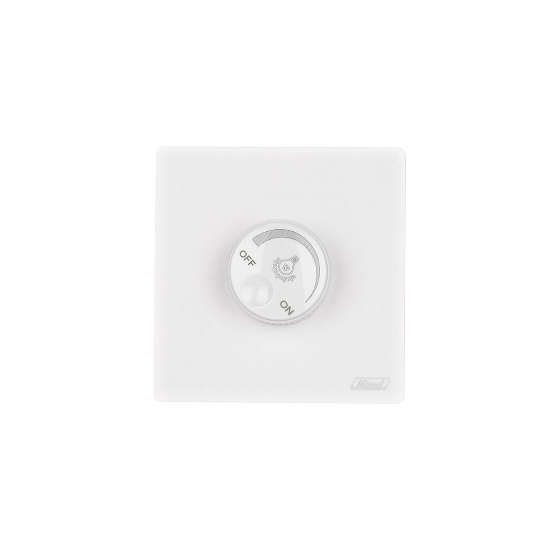 Himel Altivo 1 Gang Light Dimmer 500W (2-Line) White