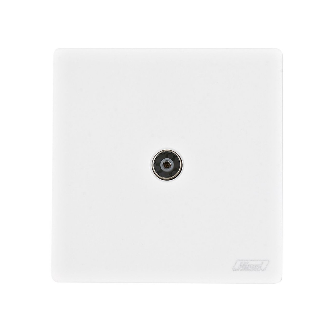 Himel Altivo 1 Gang TV Socket White