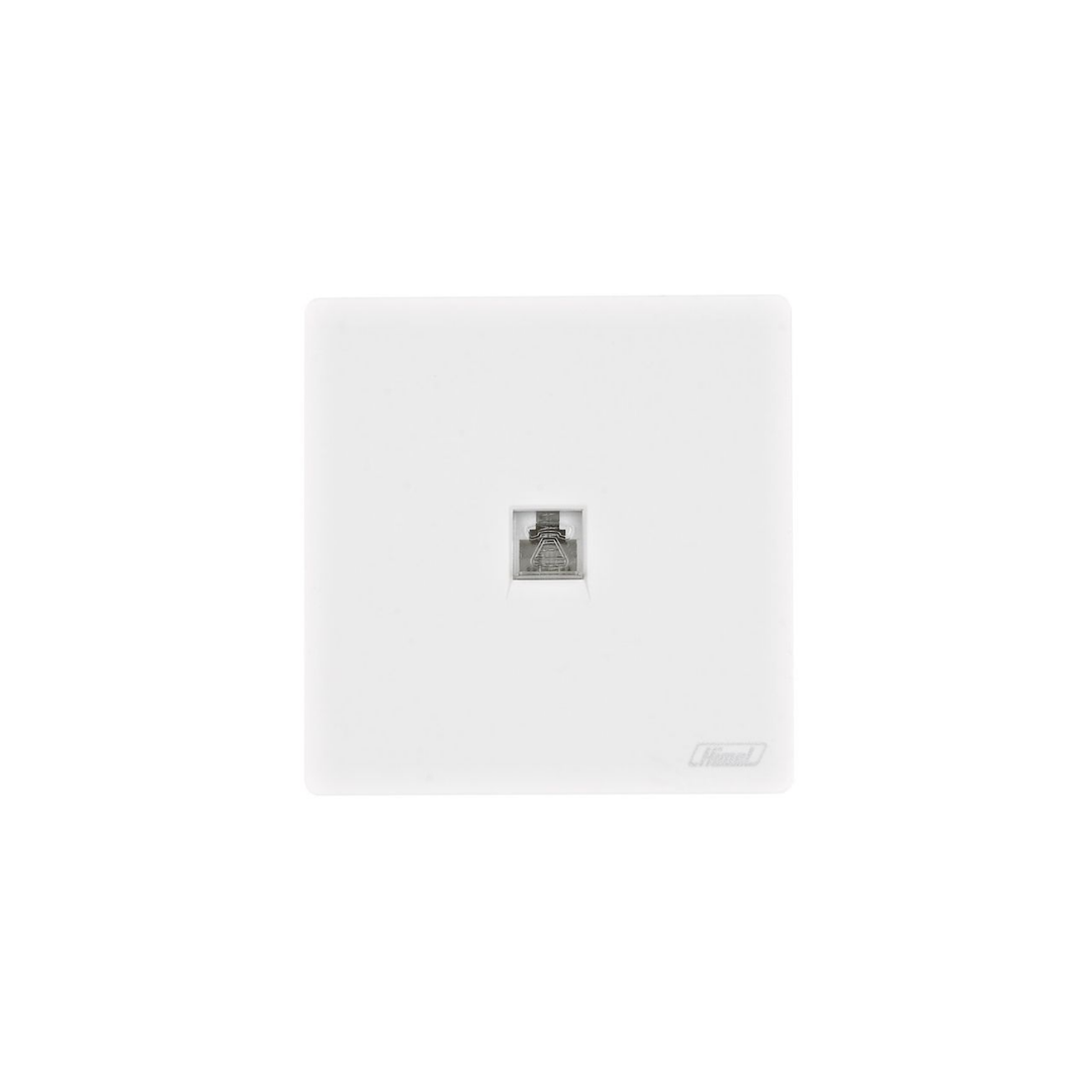 Himel Altivo 1 Gang Telephone Socket White
